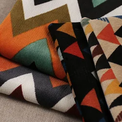 Wale Geometric Printed Corduroy Fabric for Clothing Dress DIY Making Soft Sewing cloth Material Sold By Meter