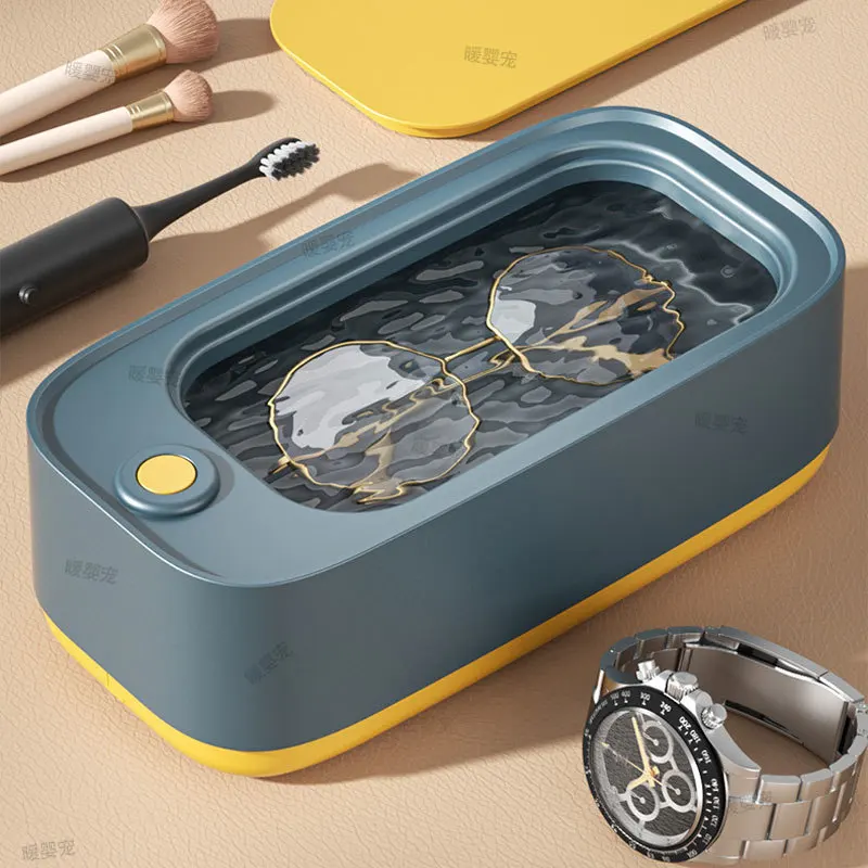 Mini Ultrasonic Cleaning Machine High-frequency Vibration Cleaning Adjustable Glasses Jewelry Pacifier Timed Cleaning Tool