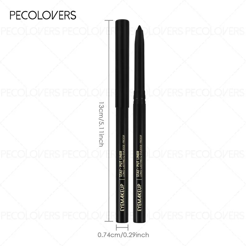 10 Stück schwarzer Eyeliner, wasserdicht und schweißfest, nicht leicht zu verschmieren, perfekter Eyeliner, anfängerfreundlich, Augenkosmetik