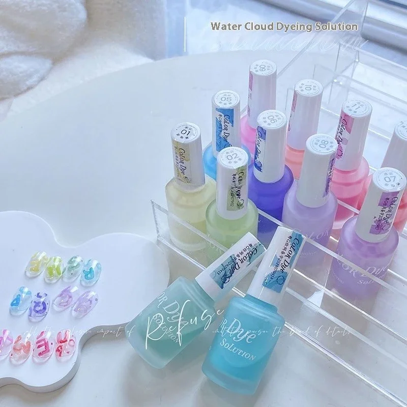 

Горячая 12-цветная краска для маникюрного салона, специализированный лак для ногтей, клей для смешивания цветов, градиентная смесь, серия Morandi Color, оптовая продажа