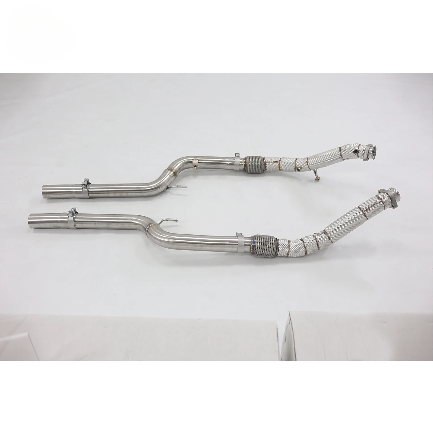 OUCHI Exhaust Downpipe For Mercedes Benz S550 W222 2014+3.0T With Catalytic Auto Performance Parts Pipe Exhaust Car Accessories