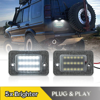 LED Number License Plate Lights Lamps For Land Rover Discovery 1 1994-1998 Discover 2 L318 1998-2004 Oem XFC500050