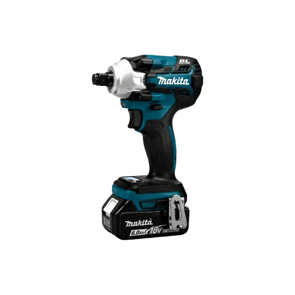 Makita DTW285Z Akku-Schlagschrauber 18V LXT 280Nm, bürstenloser Motor mit 6,0Ah Akku, professioneller Hochleistungs-Schraubendreher, Originalwerkzeug, EU-Lagerbestand, schneller Versand aus Polen.