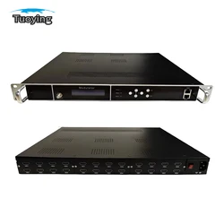 Hot Sale Hotel Cable TV System Equipment 8 12 16 20 24 Channel Hdmi to Rf Ip to Rf HD Encoder Modulator Dvb-t Dvb-c Atsc Isdbt