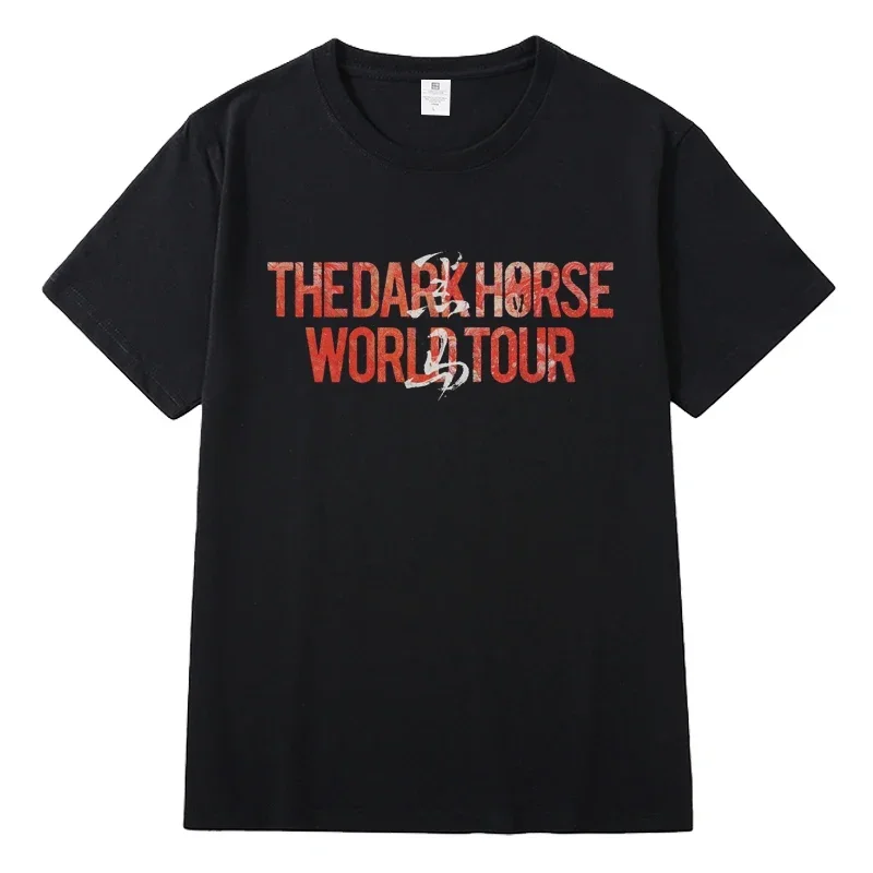 2025 Li Rong Hao Dark Horse Concert  Short-sleeve T-shirt for Men Women Fans Summer Clothes Cotton