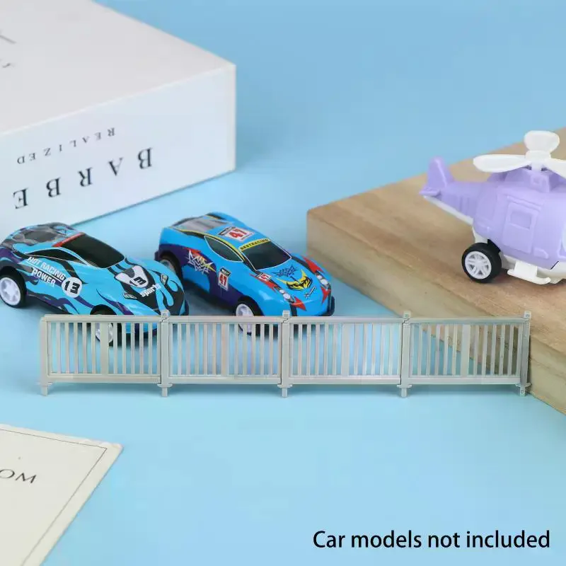 

HO Scale Protective Fence With Columns Model For DIY Building Fence Wall Sand Table Railway Train Scene Diorama Kit