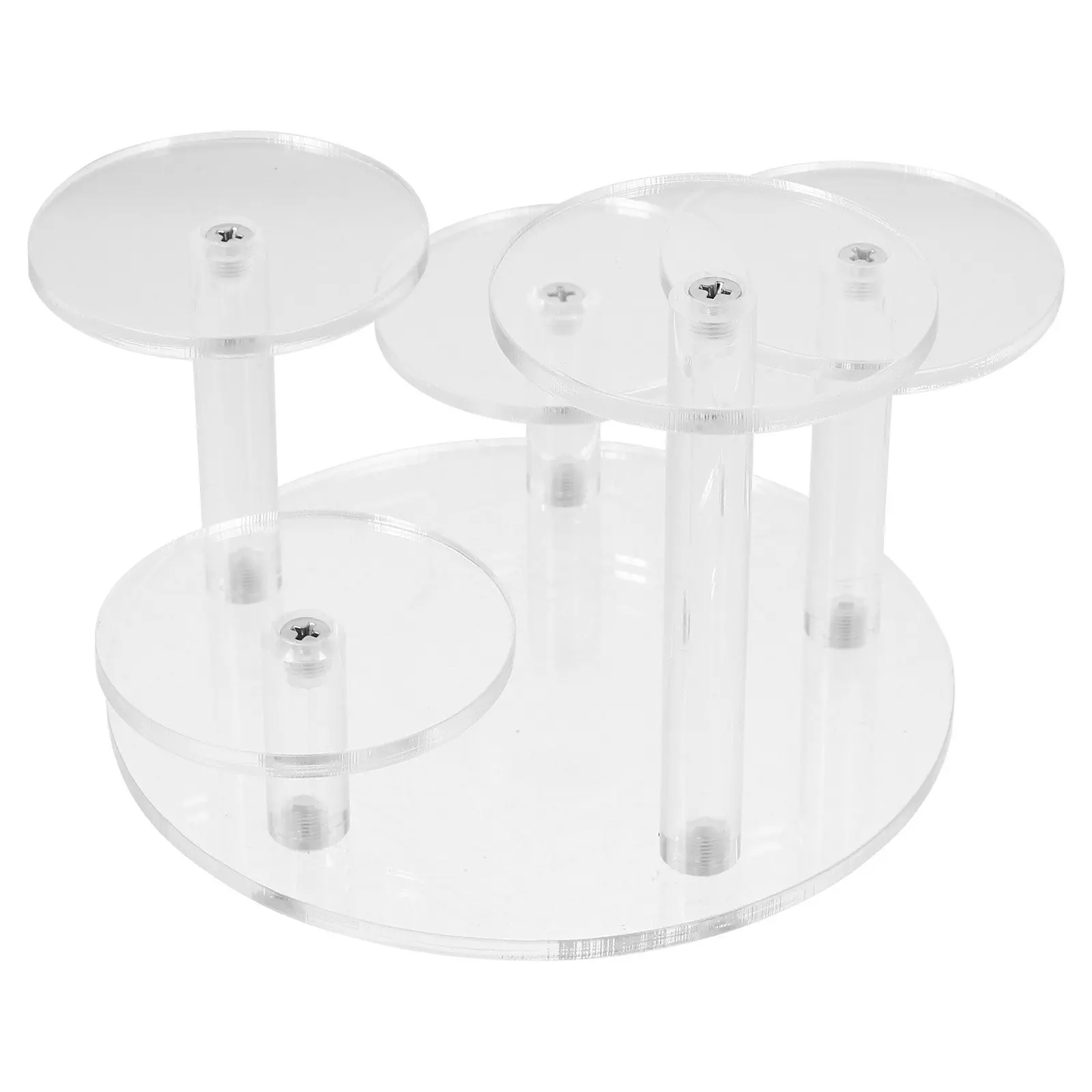 

Premium Clear Acrylic Display Stand for Jewelry Perfume Makeup Accessories Collection Storage Desktop Decor Large Capacity