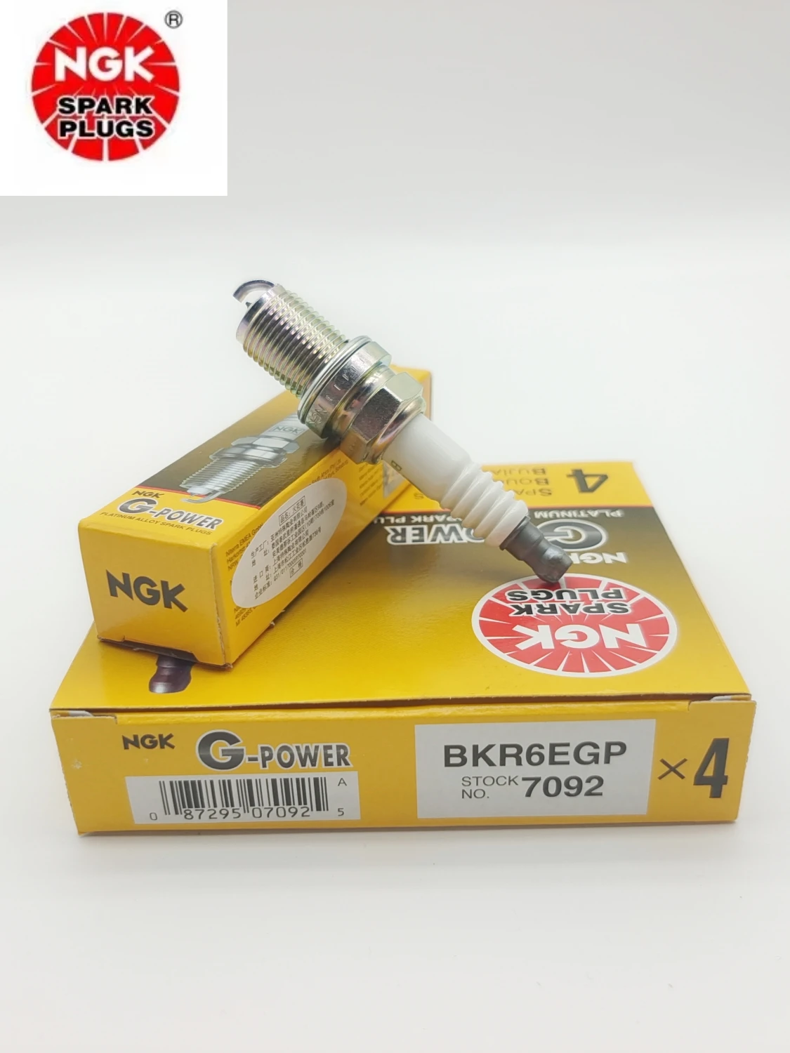 Original NGK BKR6EGP 7092 Platinum Spark Plugs For Roewe MG3/5/7 BMW BEN-Z VW Audi Toyota Lexus BYD Suzuki Chang'an Skoda