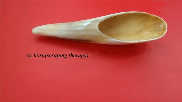 Pure natural materials massagers acupoint stimulate therapy natural ox horn&stone scraping therapy improves circulation massager