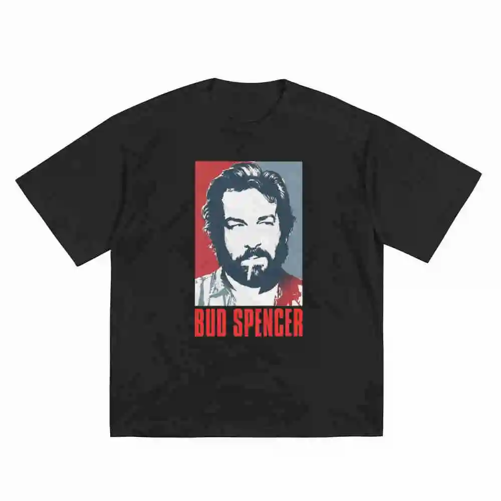 Bud Spencer Terence Hill Spaghetti Western Short Sleeve Tee 100% Cotton T-Shirt