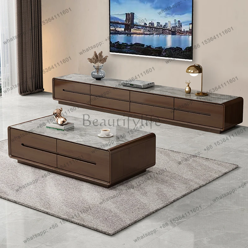 wooden TV cabinet floor standing living room storage Interior supports tv table television Interior supports house furniture