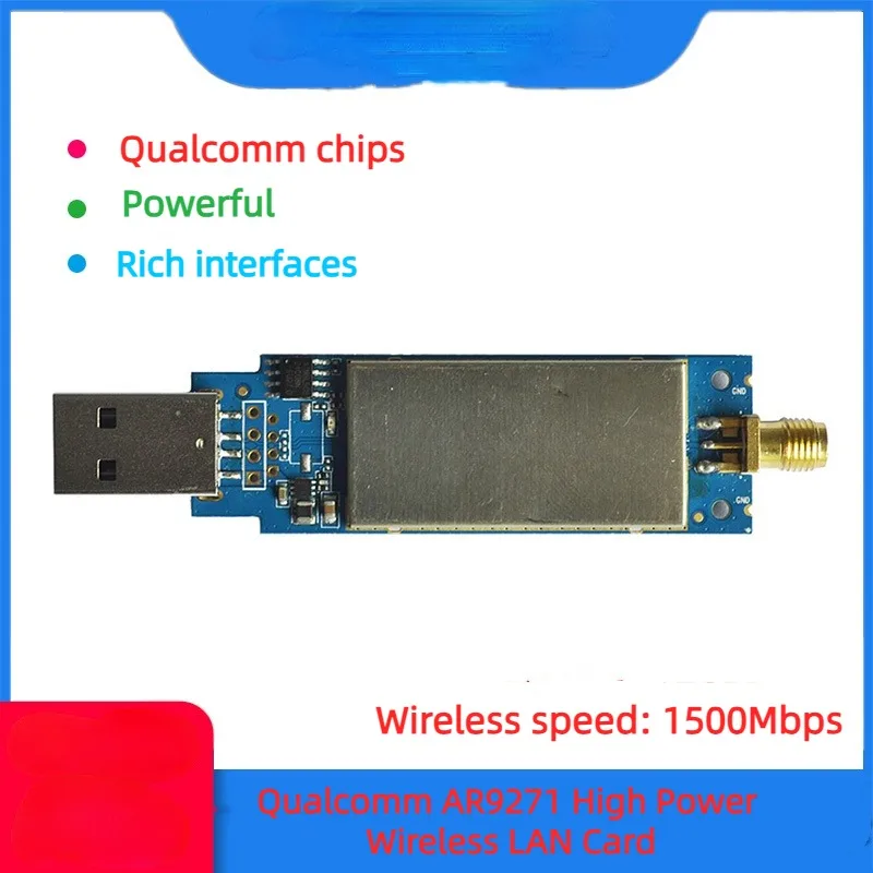 150M Wireless Network Card Module High-power Usb Wireless Network Card Wifi Receiver Ultra Long Distance AR9271