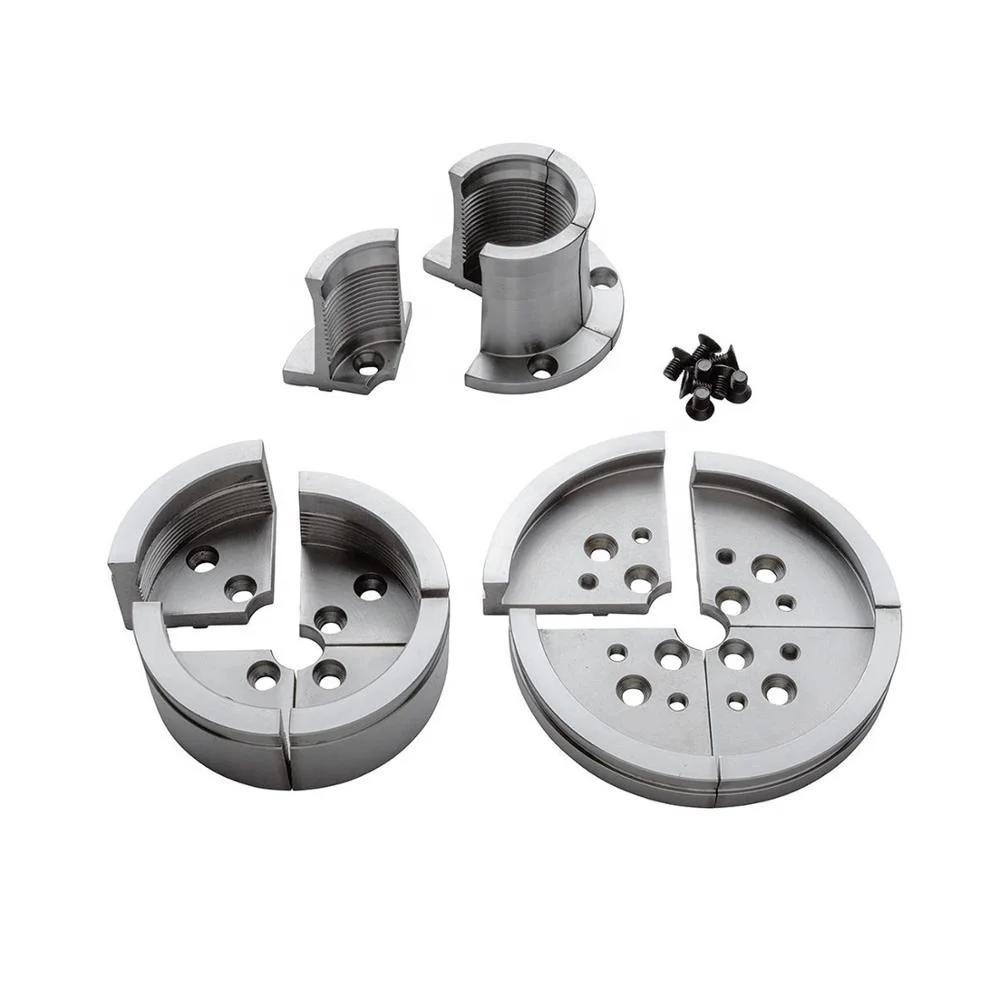 Woodworking Lathe Chuck Accessories Jaw Set (SKU 6037) High Rigidity 1045 High Tension Steel 3 Jaw Set