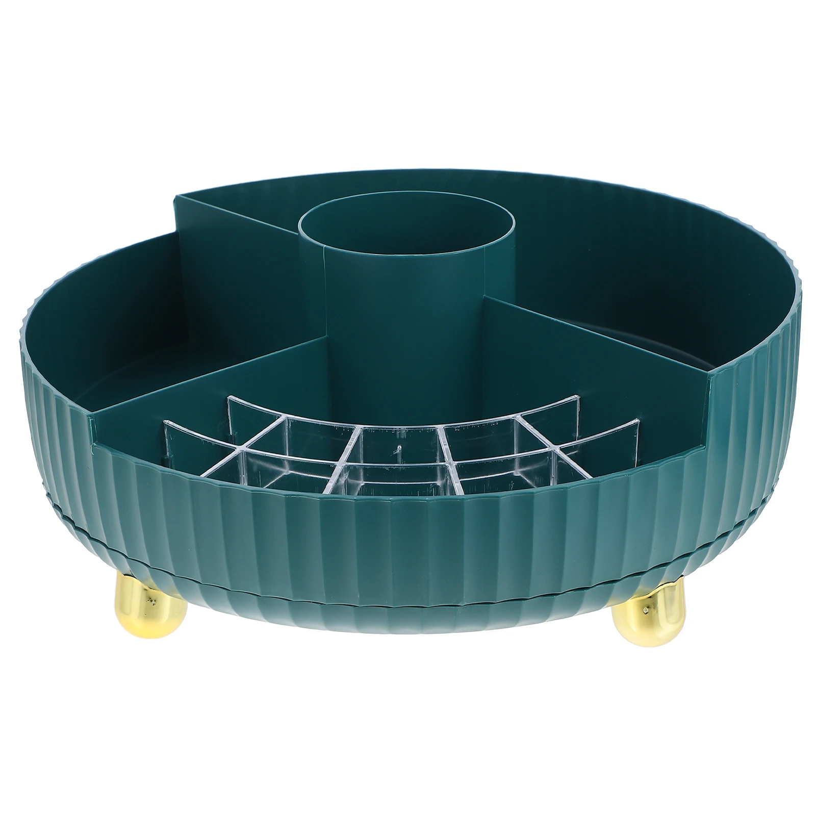 

Rotating ganizer Makeup Storage Box Green Vanity Tray Skincare Rack Perfume Shelf Bathroom Kitchen ganizer Desktop