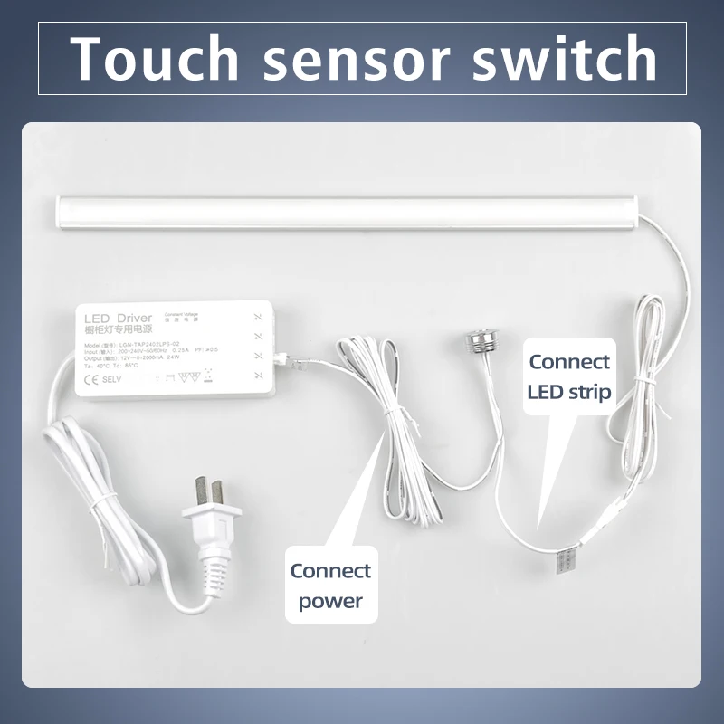 Furniture Cabinet Smart LED Dimming Controller Touch Sensor Switch For Cabinet Wardrobe 12V 24V LED Light Touch Switch