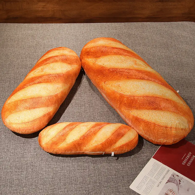 Riesiges Brot, Plüsch, langes Kissen, Spielzeug, weich, lustig, Simulation, Lebensmittelspielzeug, kreatives Kissen, Geburtstagsgeschenk, Weihnachtsgeschenk – Detail 26