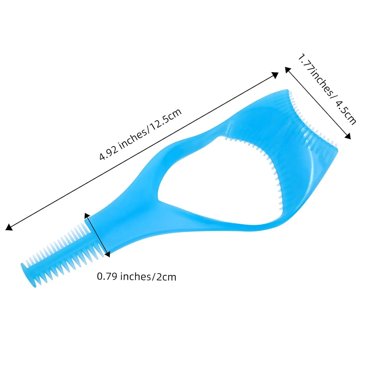 قالب أداة توزيع الماسكارا 3 في 1 مع واقي وحافظة لتجعيد الرموش، وحامل كحل، ومساعد للرموش، وأداة رسم الحواجب #4
