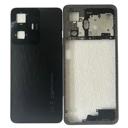 Full Housing Case for Realme C55 RMX3710 Middle Frame Cover+Battery Back Cover Rear Door Cover Repair Parts