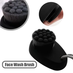 Face Care Tool Massage Scrubber Facial Cleansing Brush Wash Face Brush Soft Bamboo Charcoal Facial Cleansing Brush