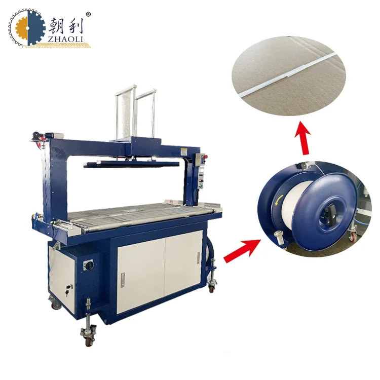 Empaquetadora semiautomática, máquina de embalaje de banda de cuerda de nailon