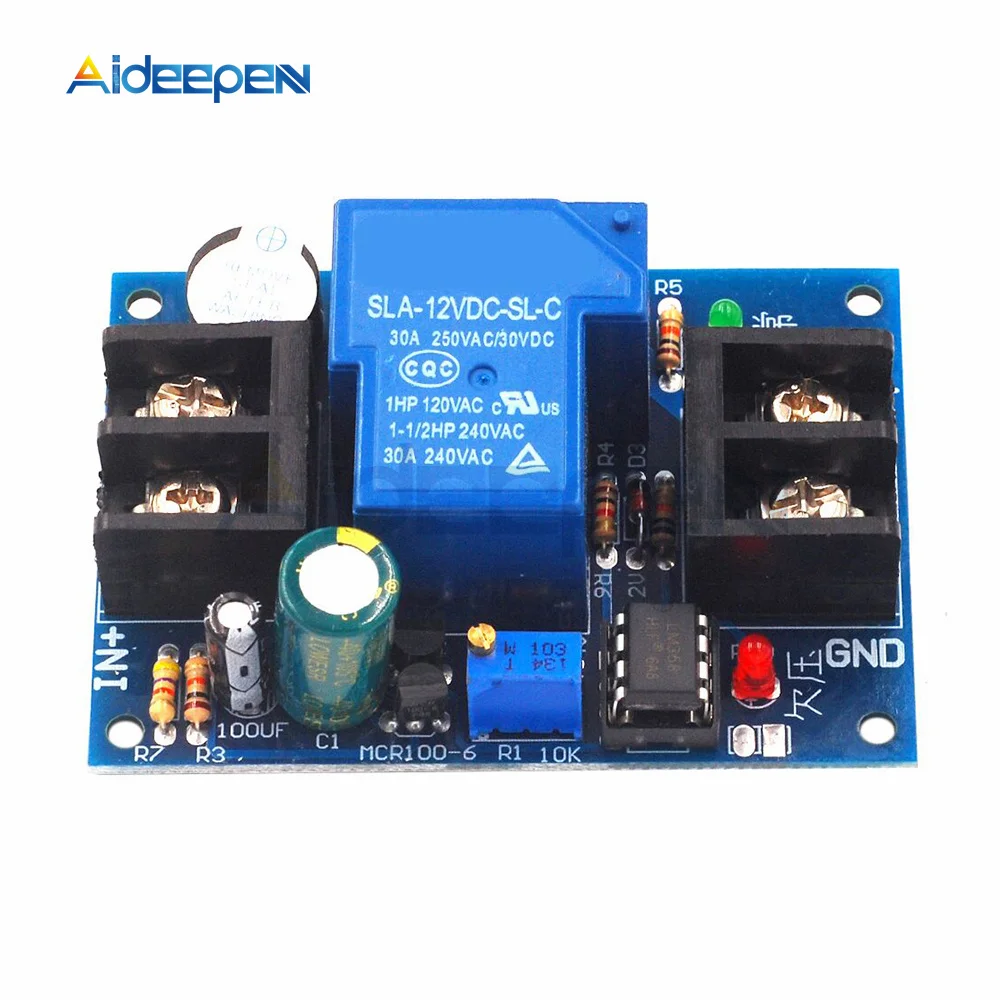 12V Battery Protection Module Discharge Board Anti-Over Automatically Restore Low Voltage With LED Indicator Light