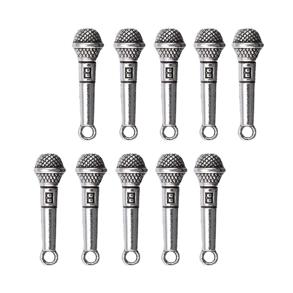 Dollhouse Miniature Decoration Simulation Microphone Adornment Vintage Microphones Model Child