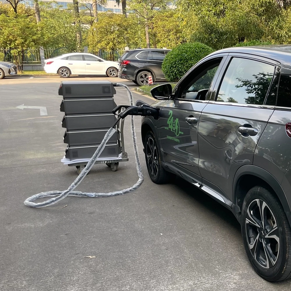 20KW Portable EV Battery Charger New Mobile Power Bank with 11.5KWH Energy Storage DC Output for Emergency Road Rescue
