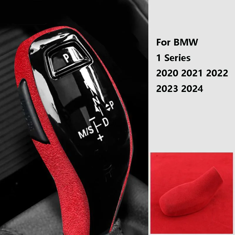 Nieuwe Auto-interieur Accessoires Auto Pookknop Cover Suede Protector Onderdelen Trim LHD Voor BMW X1 X2 1 Serie 2 Serie
