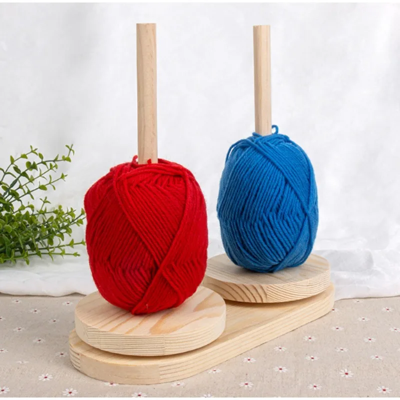 Winding Wool Shaft/hand-woven Winding Shaft Storage Auxiliary Tool Can Rotate Wooden Frame Compilation Enthusiasts Tools
