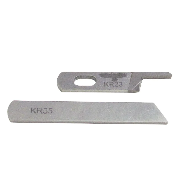 KR23 KR35 Upper /Down Knife Blade For Industrial Sewing Machines Tungsten Steel Fit For Siruba 737 747 757 Pegasus 700-3 700-4