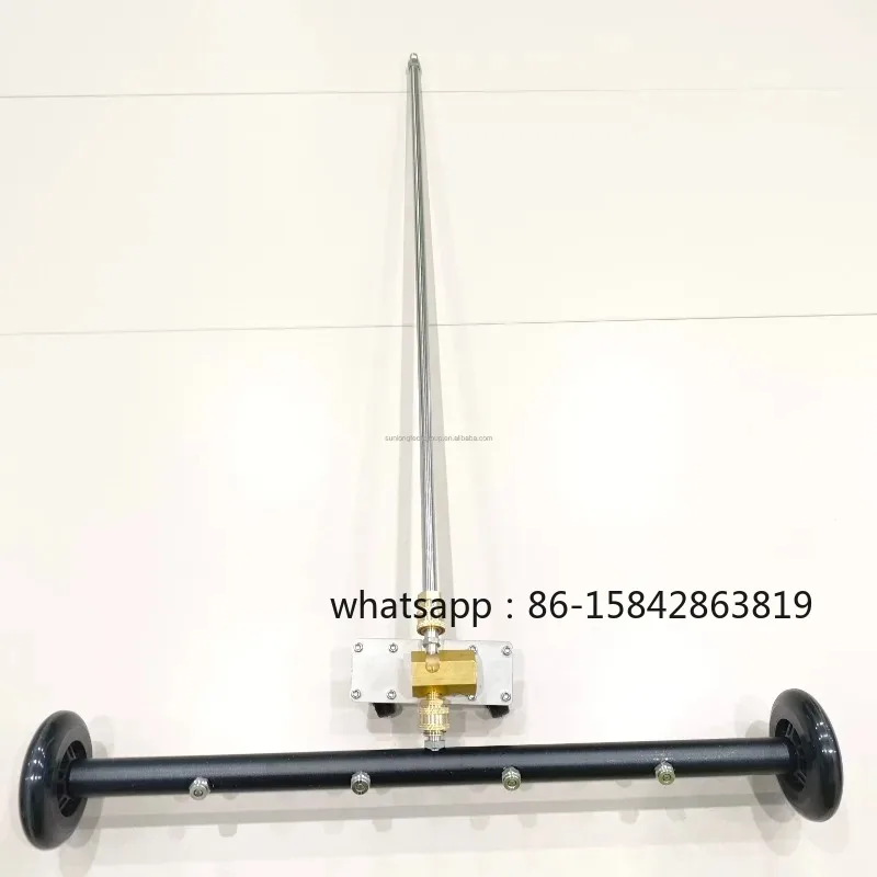 High Pressure 4 Nozzle Car Wash Chassis Cleaner Stainless Steel Road Broom Kit