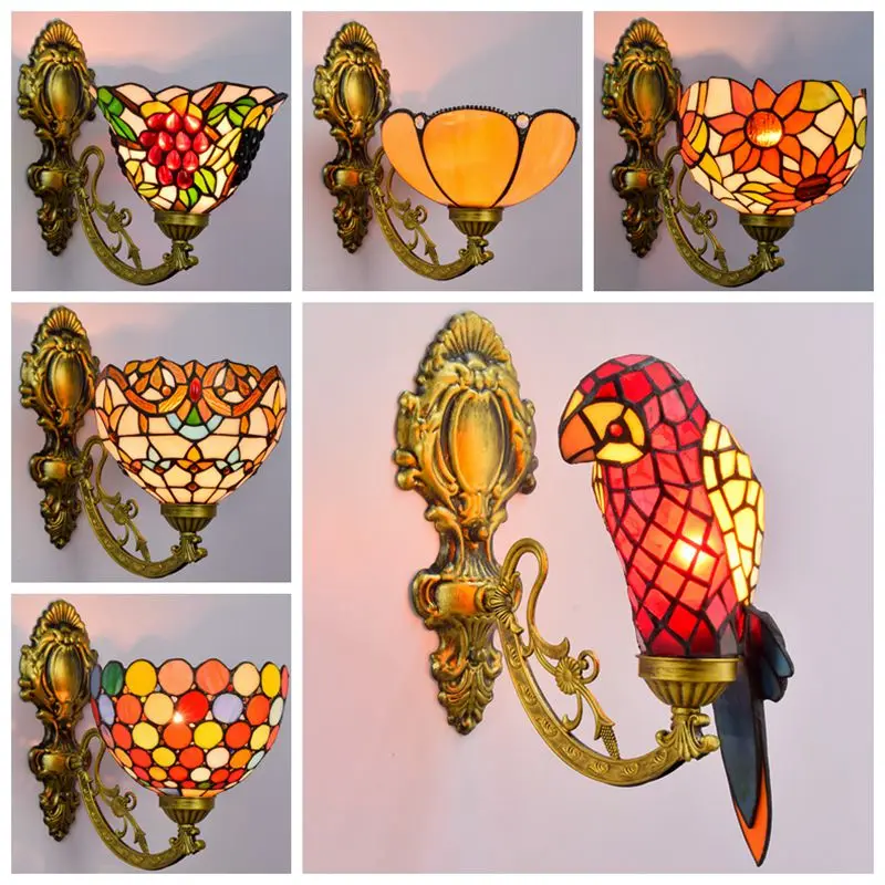 

Ресторан Коридор Проход Балкон Винтаж Европейский Бар Зеркало Глазурованный Настенный Светильник Лестничный Светильник Настенный Светильник