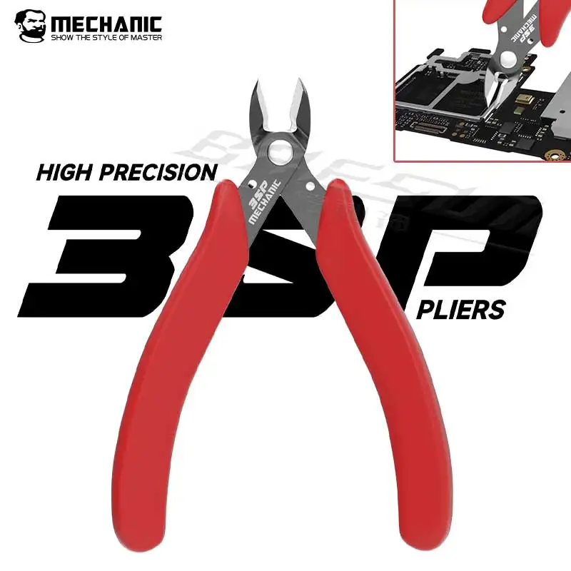 MECHANIC 3SP Hohe Präzision Härte Elektronische Draht Schneiden Nipper Anti-Rost Anti-Korrosion Telefon Reparatur Kabel Cutter Werkzeuge
