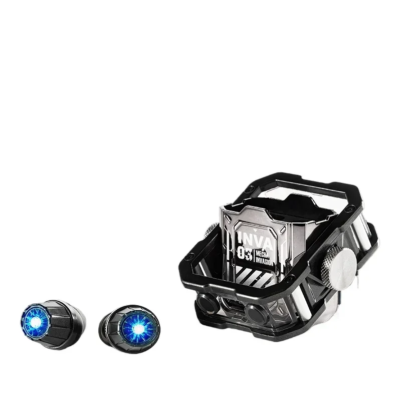 Mechanical Intrusion Bluetooth Headset Cool Gyro Wireless Sports Technology Mechanic Cyberpunk Wind Mecha Headset