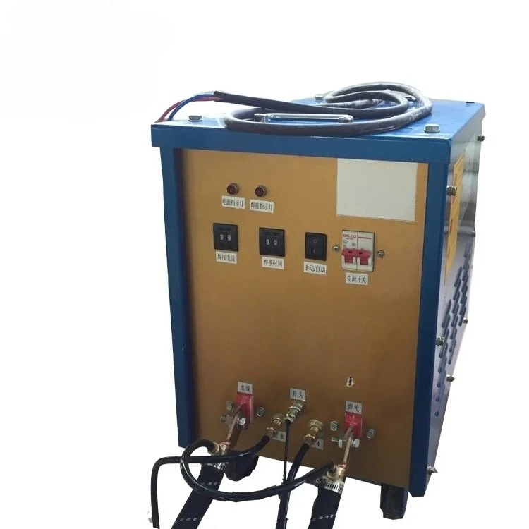 

Ручной аппарат для точечной сварки пластин из нержавеющей стали, производство резисторов с мягким соединением воды с воздушным охлаждением