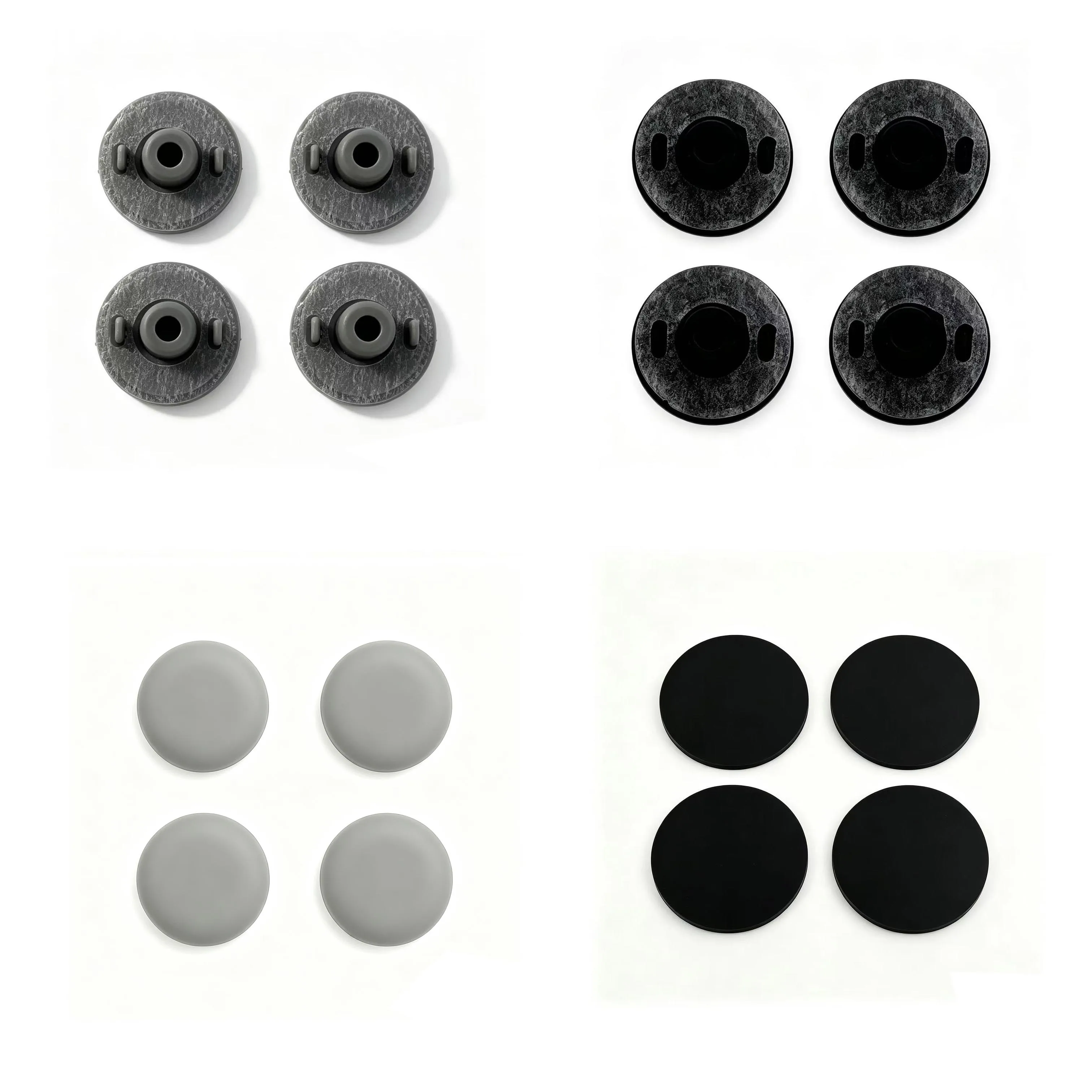 New Rubber Feet For Surface Laptop7 Foot Pad 2036 2037 Sliver Black Set Of 4 Bottom Shell Foot Pads