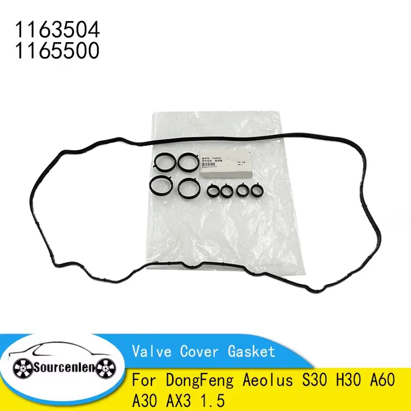 1163504 1165500   Nueva junta protectora de válvula para DongFeng Aeolus S30 H30 A60 A30 AX3 1,5