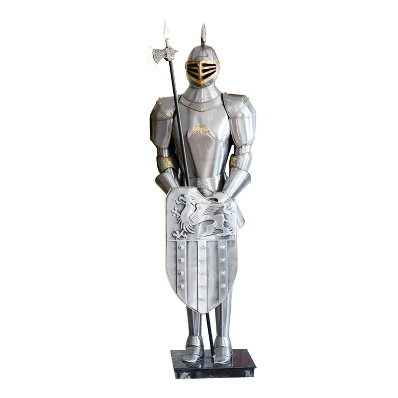 

Ancient Roman armor warrior model, hotel lobby foyer, large floor-to-ceiling ornament