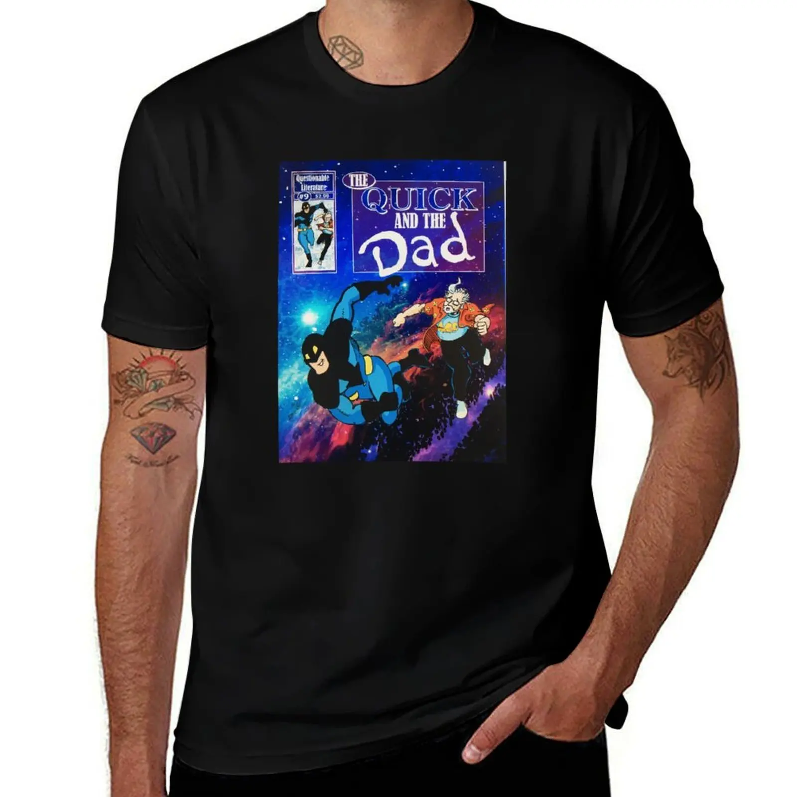 The Quick and the Dad issue nine cover T-Shirt Basic Breathable Solid Color T-Shirt
