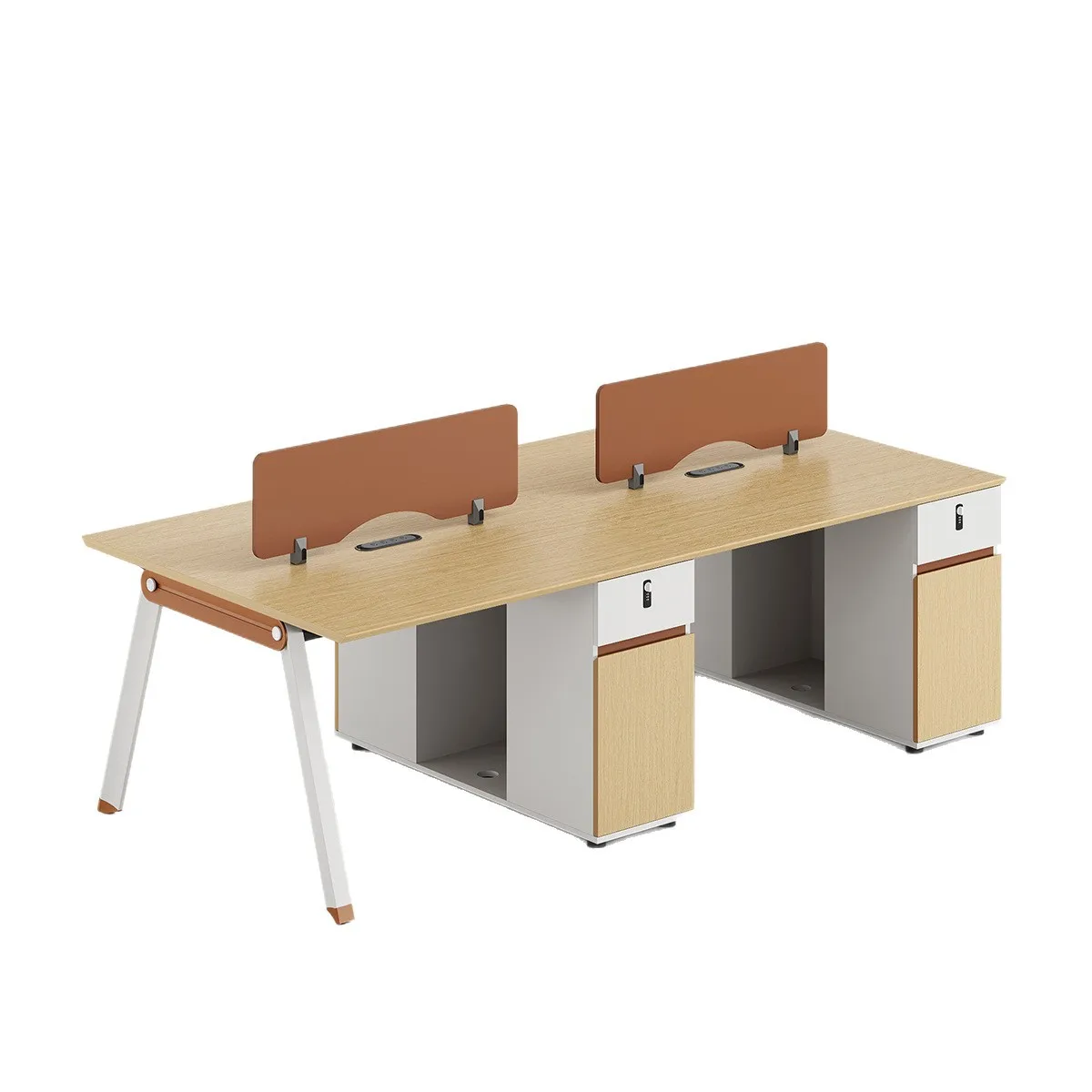 YJQ desk staff staff single 4 people 6 people office furniture office space