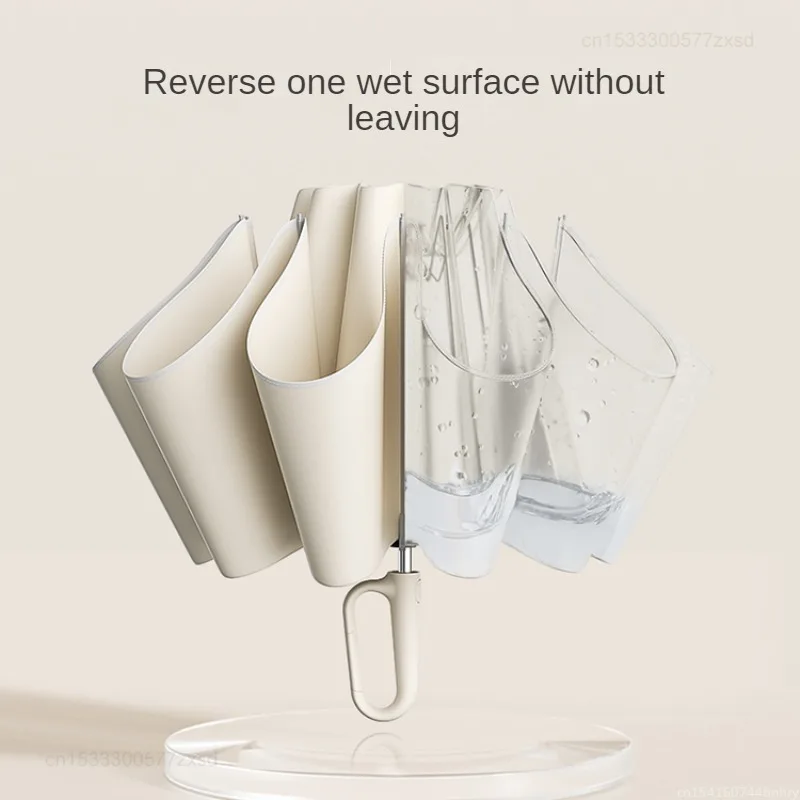 Xiaomi ZUODU Fully Automatic Umbrellas Dual Use of Rain Sunny Wind Resistance Reinforced Foldable Ring Buckle Umbrellas Portable