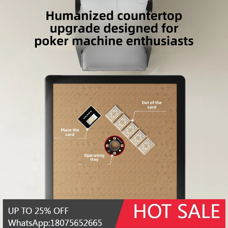 automatic card dealing machine poker shuffling machine dining table two