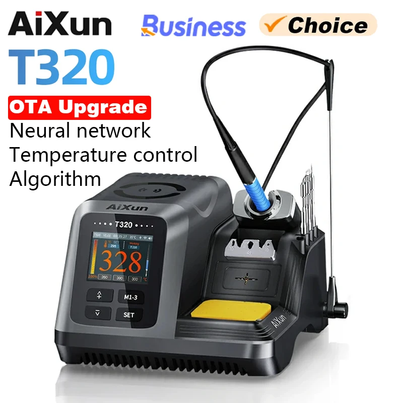 JCID AIXUN T320 Soldering Station 200W With 210/245 Soldering Iron Tip Handle Control Temperature Welding Rework Station Tools