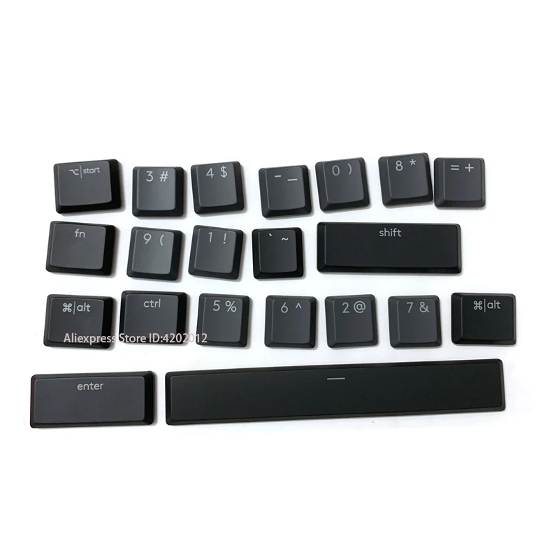 

Запасные клавиши и зажимы для клавиатуры ноутбука Logitech MX Mechanical enter fn back alt 1 2 3 4 5 6 7 8