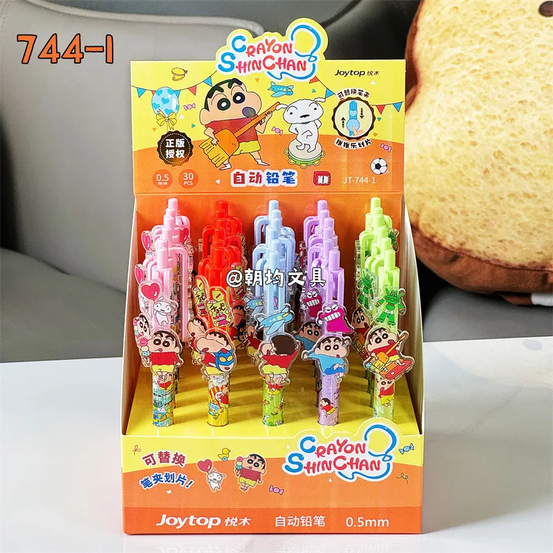 Joytop Crayon Shin-Chan Shinchan Automatic Pencil Cute Sliding Patch 0.5mm Non Sharp Pencil Student Supplies