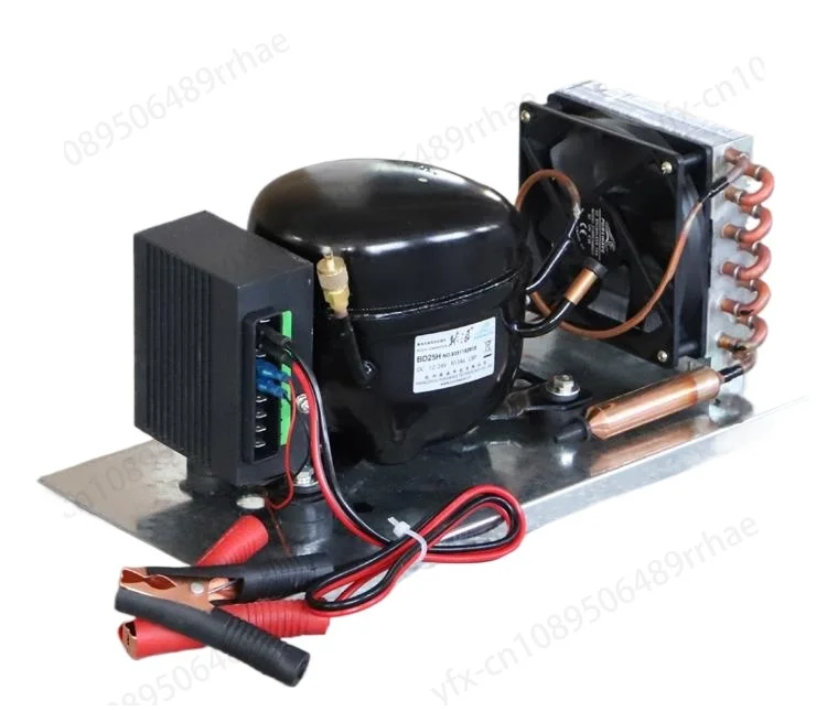 12v24v48v Compressor Car Refrigerator Freezer Refrigeration Unit BD75HC Condensing Unit Auto Repair Shop Accessories