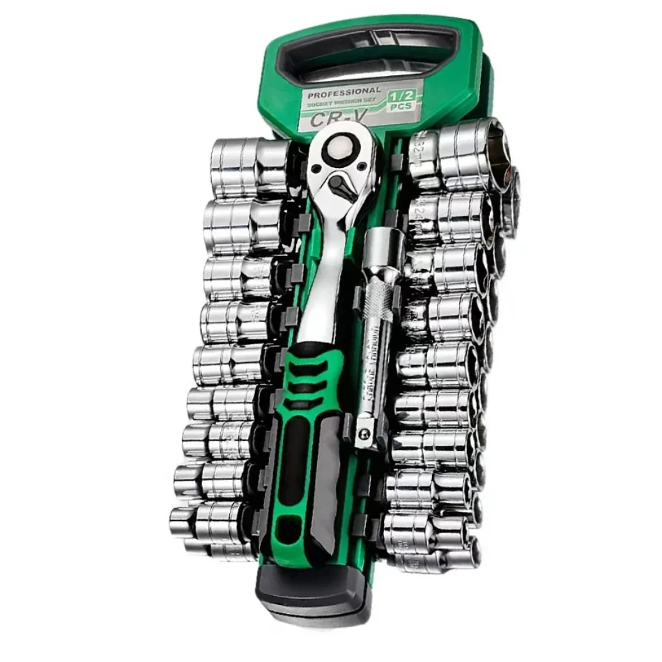 

Набор торцевых головок 72Drive 1/4 "-3/8"-1/2", торцевые ключи с храповым механизмом, компактные головки для ремонта автомобилей, механический инструмент для ремонта автомобилей