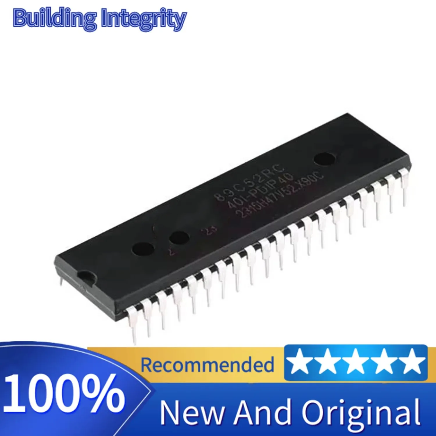 (5piece) STC89C52RC-40I-PDIP40 100% New Chipset Integrated circuit electronic components electrónica