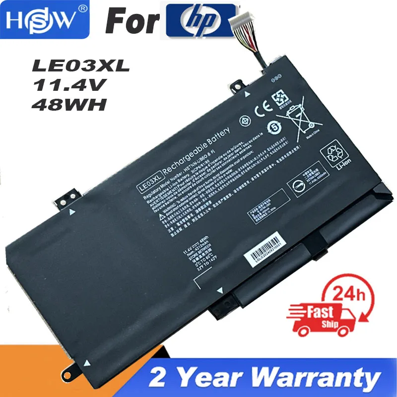 11.4V 48Wh Spare battery for LE03XL LE03 TPN-W113 TPN-W114 TPN-W116 HP Envy x360 M6-W Series m6-w010dx m6-w101dx M6-W102Dx m6-w1