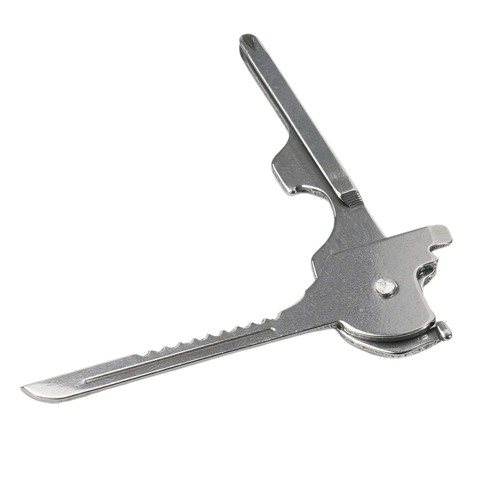 Multi Utility Multipurpose Mes Key Survival Compact Keychain Multitool for Adventurers and Outdoor Enthusiasts